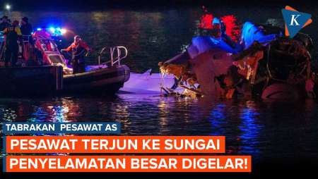 Sungai Potomac Disisir! Penyelamatan Besar Dilakukan lewat Udara dan Air