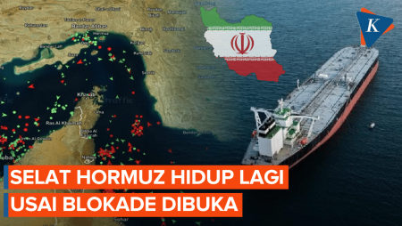 Selat Hormuz Ramai Lagi, Kapal-kapal Bergerak Usai AS-Iran Berdamai
