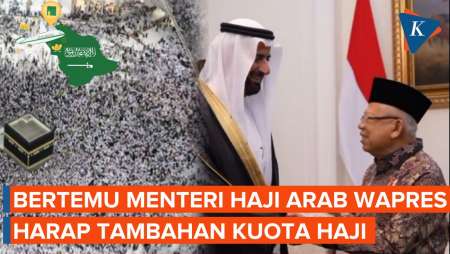 Wapres dan Menteri Haji Arab Saudi Bahas Tambahan Kuota Haji Indonesia