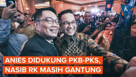 Bursa Pilkada Jakarta: Anies Dideklarasikan PKS-PKB, RK Masih 