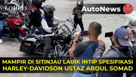 Ustaz Abdul Somad Bawa Harley-Davidson dan Mampir di Sitinjau Lauik