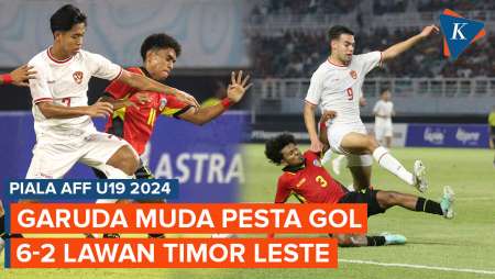 Hasil Akhir Timnas Indonesia U19 Vs Timor Leste 6-2, Garuda Muda Pesta Gol