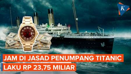 Jam di Jasad Penumpang Terkaya Titanic Terjual Rp 23,75 Miliar