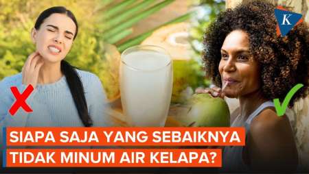 10 Kelompok yang Sebaiknya Tidak Minum Air Kelapa