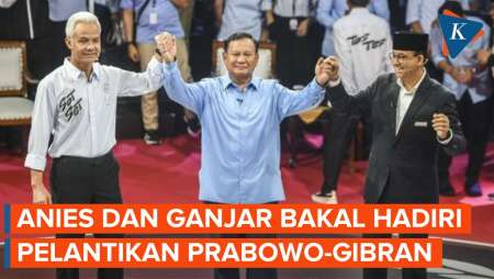 Anies-Imin dan Ganjar-Mahfud Bakal Hadiri Pelantikan Prabowo-Gibran