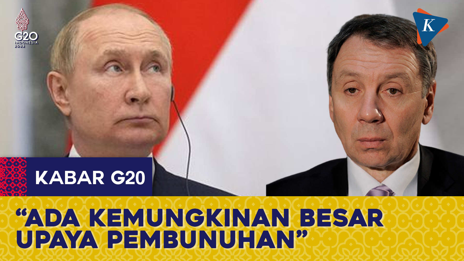 Alasan Dibalik Ketidakhadiran Putin di KTT G20