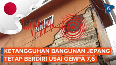Seperti Apa Kerusakan Bangunan Di Jepang Pasca Gempa Magnitudo 7,6?