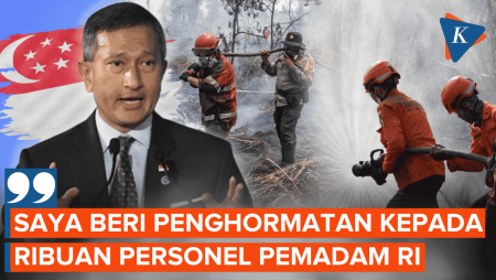 Menlu Singapura Beri Penghormatan ke Ribuan Pemadam Karhutla Indonesia