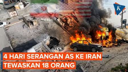 18 Orang Tewas Dalam 4 Hari Serangan AS Ke Iran