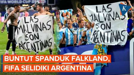FIFA Mulai Selidiki Argentina Buntut Spanduk Falkland Di Laga Kontra Inggris
