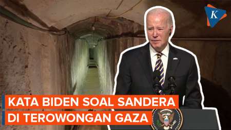 Biden Belum Bisa Pastikan Keberadaan Sandera di Terowongan Gaza