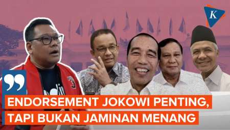 PDI-P Akui  'Endorsement' Jokowi Penting tapi Bukan Jaminan Menang