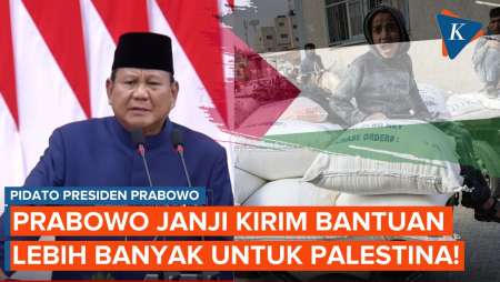 Dukung Kemerdekaan Palestina, Prabowo Janji Kirim Bantuan Lebih Banyak