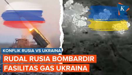 Rusia Tembakkan Rentetan Rudal dan Drone, Targetkan Fasilitas Gas Ukraina