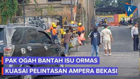 Pak Ogah Bantah Isu Ormas Kuasai Pelintasan Kereta Ampera Bekasi