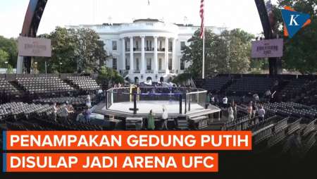 Penampakan Arena Tarung UFC Di Gedung Putih Untuk Pesta Ulang Tahun Trump