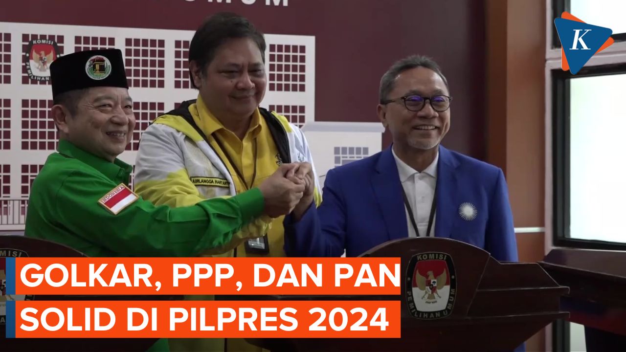Golkar, PPP dan PAN Tegaskan Solid Songsong Pilpres 2024