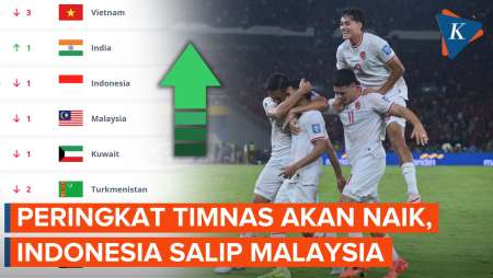 Menang Lawan Arab Saudi, Ranking FIFA Indonesia Diprediksi Naik dan Salip Malaysia