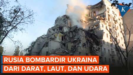 Balas Serangan Ukraina, Rusia Gempur Kyiv Berjam-jam