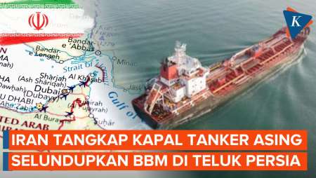 Iran Tangkap Kapal Tanker Di Teluk Persia, Diduga Selundupkan BBM