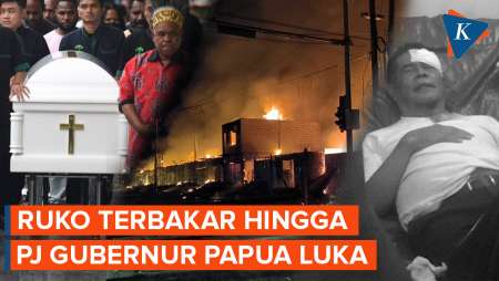 Massa Pengantar Jenazah Lukas Enembe Ricuh, Pj Gubernur Papua Terkena Lemparan Batu