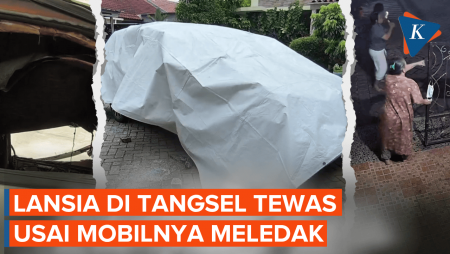 Mobil Meledak Tewaskan Lansia di Tangsel