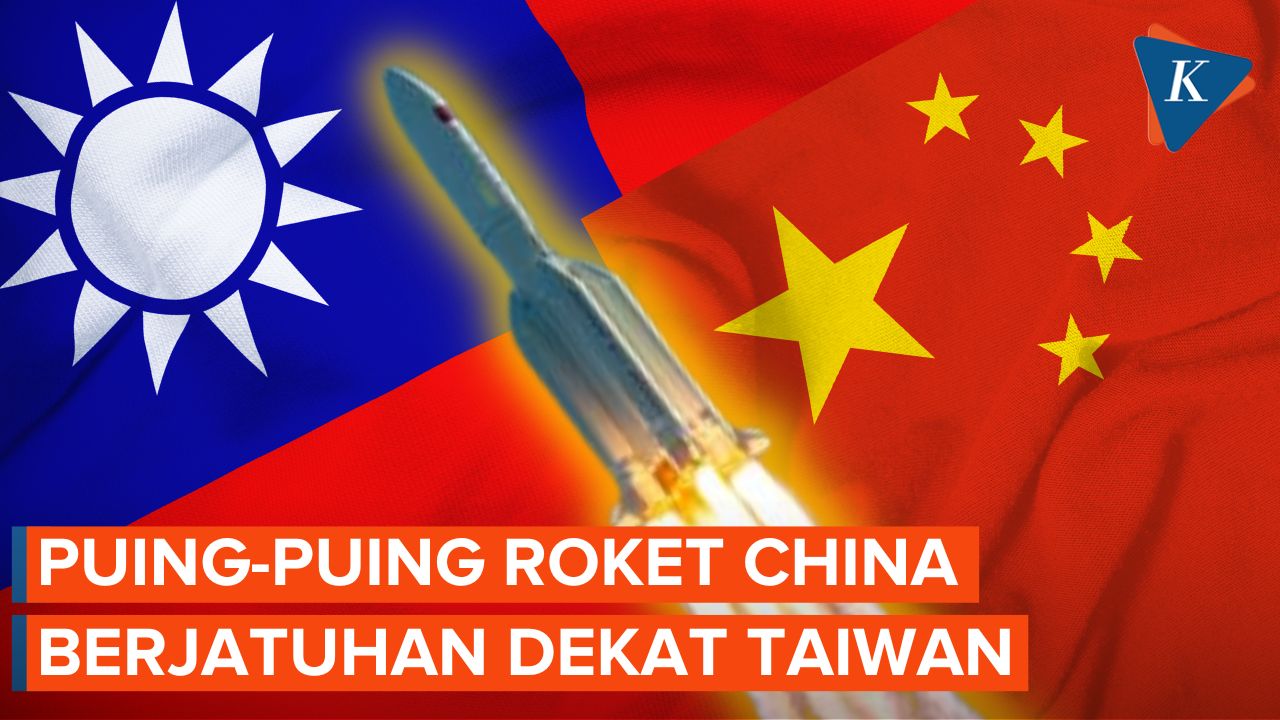 Taiwan Klaim Puing-Puing Roket China Berjatuhan di Dekat Kawasannya