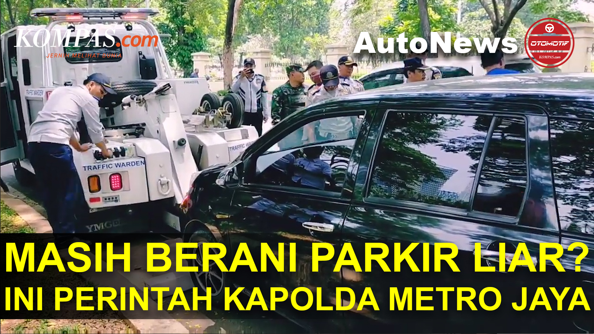Tegas! Kapolda Metro Jaya Perintahkan Derek Mobil yang Parkir Liar dan Bikin Macet Jakarta