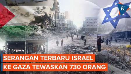 Israel Bombardir Gaza, 730 Orang Tewas Termasuk 2 Wartawan