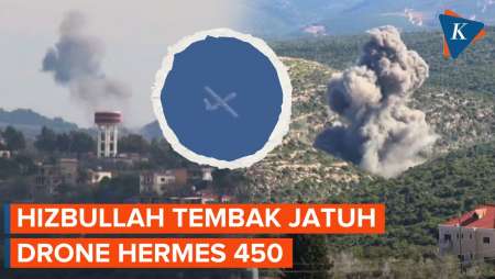 Hizbullah Klaim Tembak Jatuh 2 Drone Israel dalam Sehari