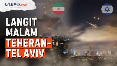 Situasi Langit Teheran dan Tel Aviv di Tengah Perang Iran Vs Israel