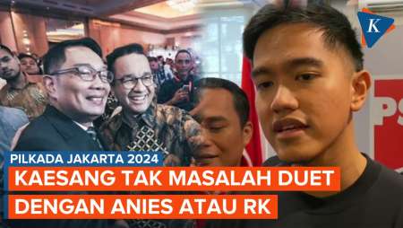 Kaesang Siap Maju Pilkada Jakarta, Tak Masalah Duet dengan Anies atau Ridwan Kamil