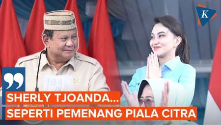 Momen Sherly Tjoanda Disambut Meriah, Prabowo: Seperti Pemenang Piala Citra