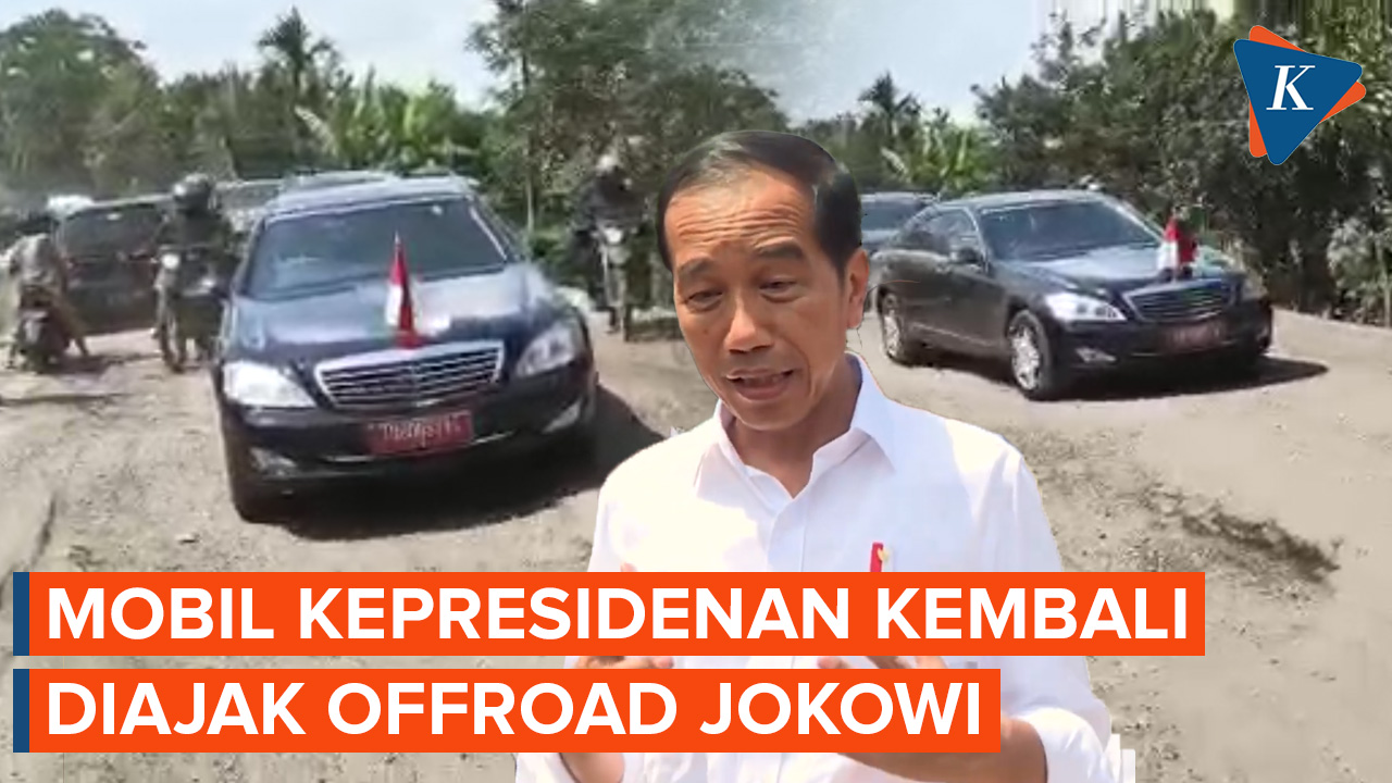 Momen Sedan Kepresidenan Jokowi Offroad di Jambi