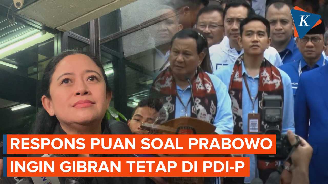 Prabowo Ingin Gibran Tetap di PDI-P, Puan: Ya, Terima Kasih