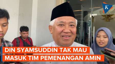 Reaksi Din Syamsuddin Saat Ditawari Masuk Tim Pemenangan Anies-Muhaimin