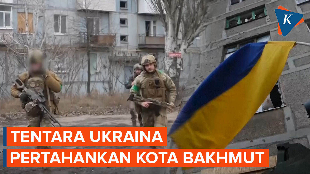 Tentara Ukraina Mempertahankan Kota Bakhmut dari Penguasaan Rusia