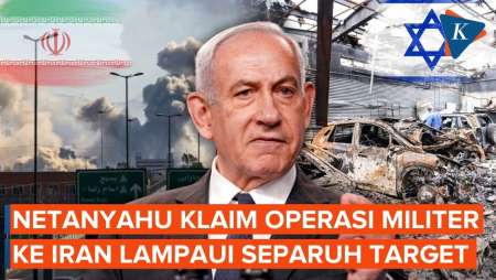 Netanyahu Klaim Misi Israel Sudah Capai Separuh Target, Yakin Iran Akan Runtuh