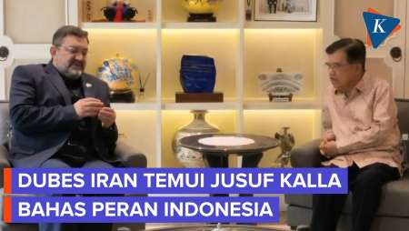 Jusuf Kalla Terima Dubes Iran, Bahas Peran Indonesia Di Konflik Timur Tengah