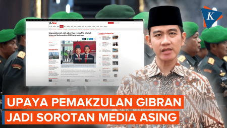 Media Asing Soroti Desakan Pencopotan Gibran, Disebut Picu Ketegangan di Tubuh TNI