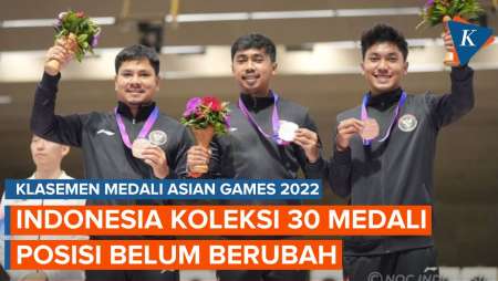 Klasemen Medali Asian Games 2022: Indonesia Tembus 30 Medali