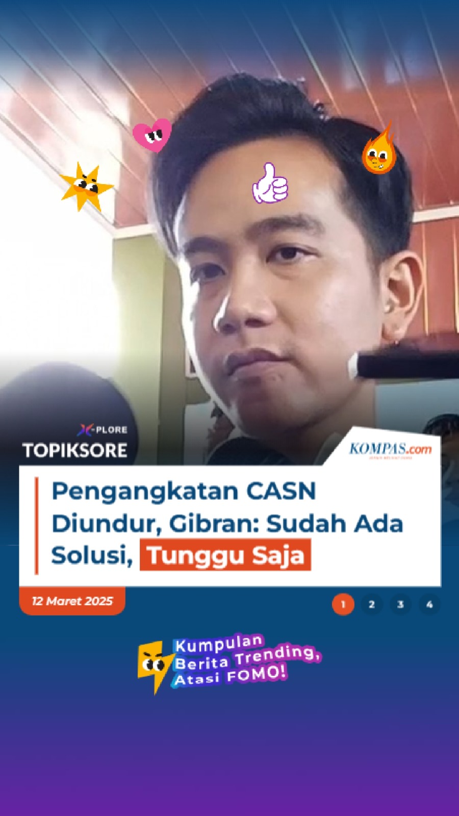 Topik Sore 12 Maret 2025 - Kumpulan berita trending hari ini.