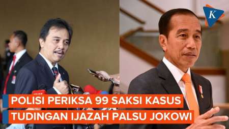 99 Saksi Diperiksa Terkait Kasus Tudingan Ijazah Palsu Jokowi