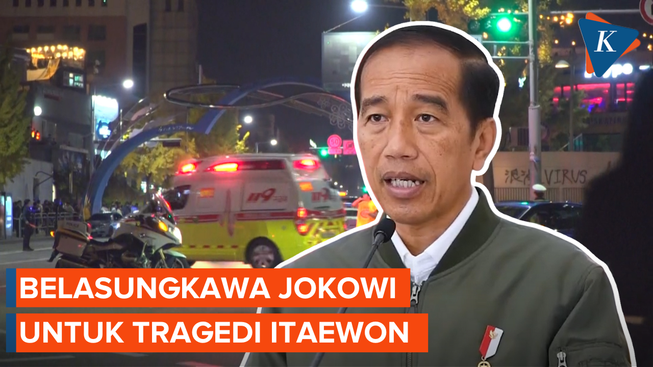 Belasungkawa Jokowi untuk Tragedi Halloween di Korea Selatan