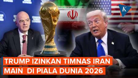 Trump Beri "Lampu Hijau" Timnas Iran Main Di Piala Dunia 2026