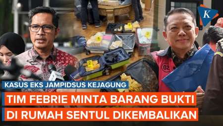 Febrie Adriansyah Minta Emas 74 Kg, Uang, Dan Barang Di Rumah Sentul Dikembalikan