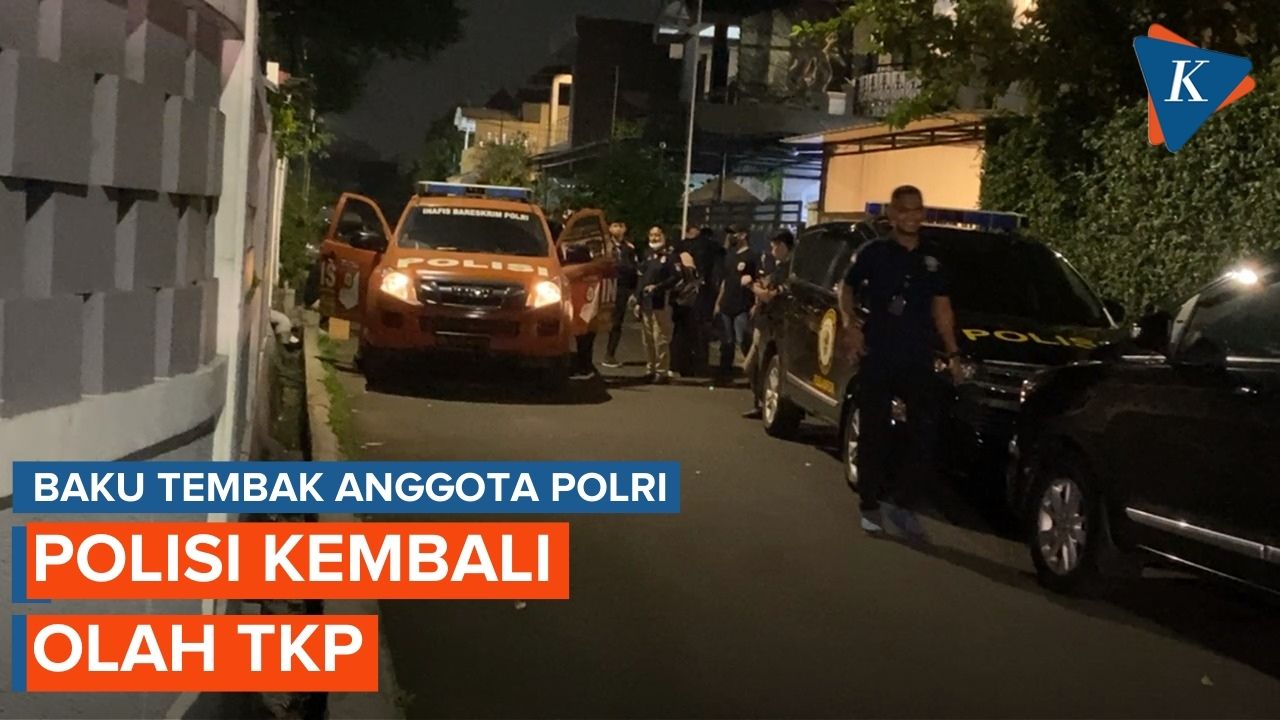 Polisi Kembali Olah TKP Kasus Baku Tembak di Rumah Singgah Kadiv Propam