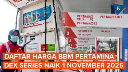 Dex Naik Rp 200, Ini Daftar Harga BBM Pertamina Terbaru Per 1 November 2025