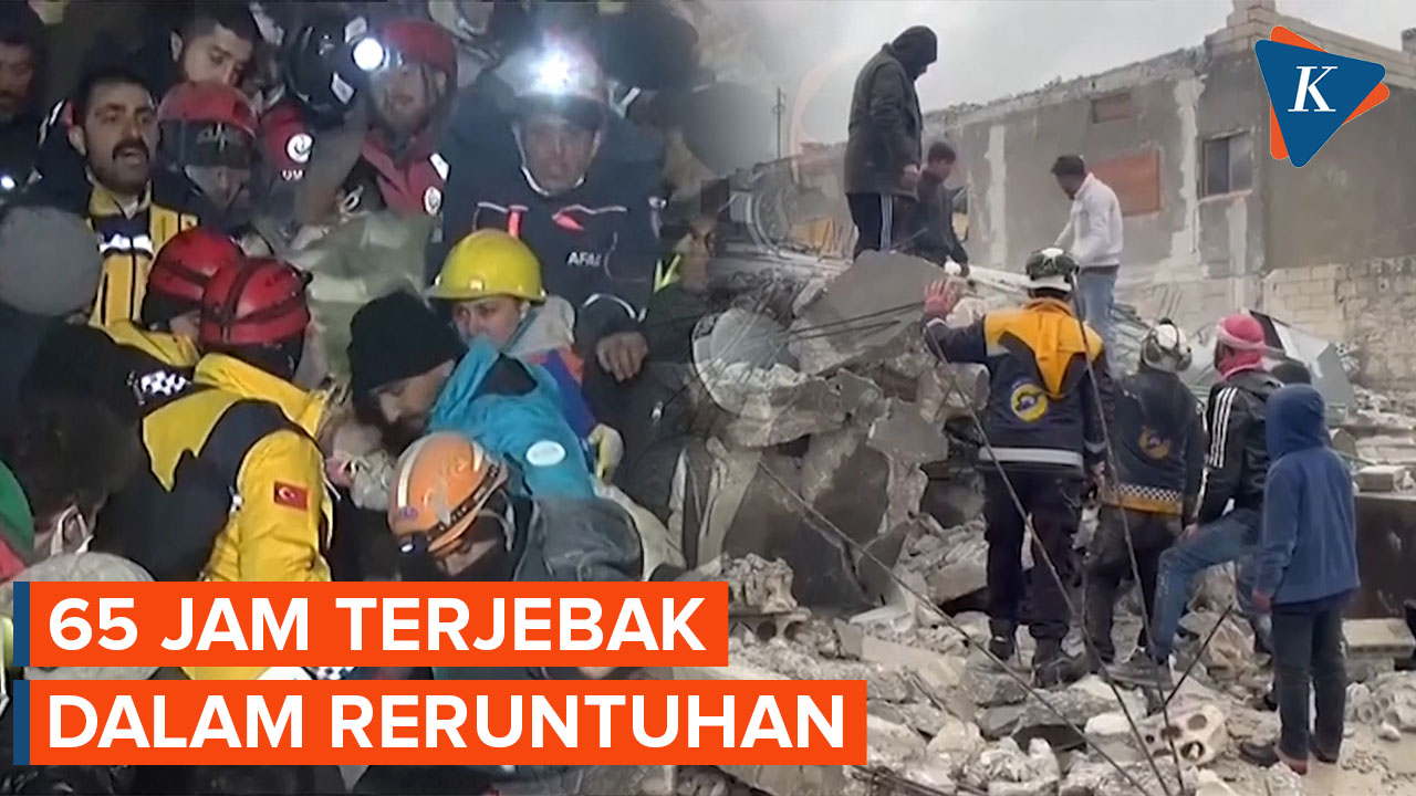 65 Jam Terjebak di Reruntuhan, Habil Akhirnya Bisa Diselamatkan