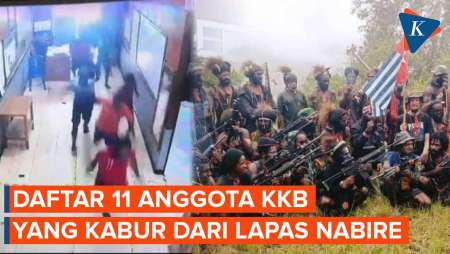 Dalam Pengejaran! Ini Nama 11 Anggota KKB yang Kabur dari Lapas Nabire